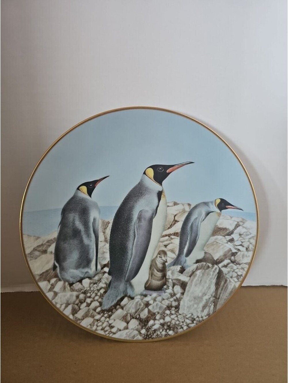 Emperor Penguin Collector Plate by Danbury Mint